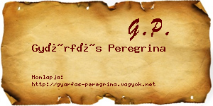 Gyárfás Peregrina névjegykártya